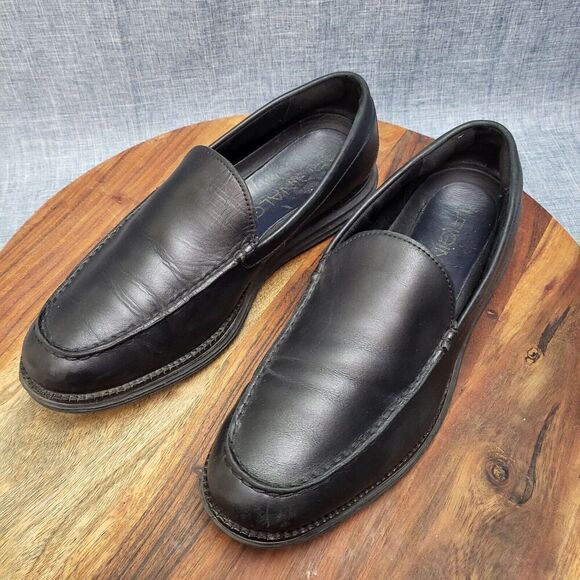 COLE HAAN Loafers Original Grand Leather Slip-On Black Men's 9M - Picture 2 of 12
